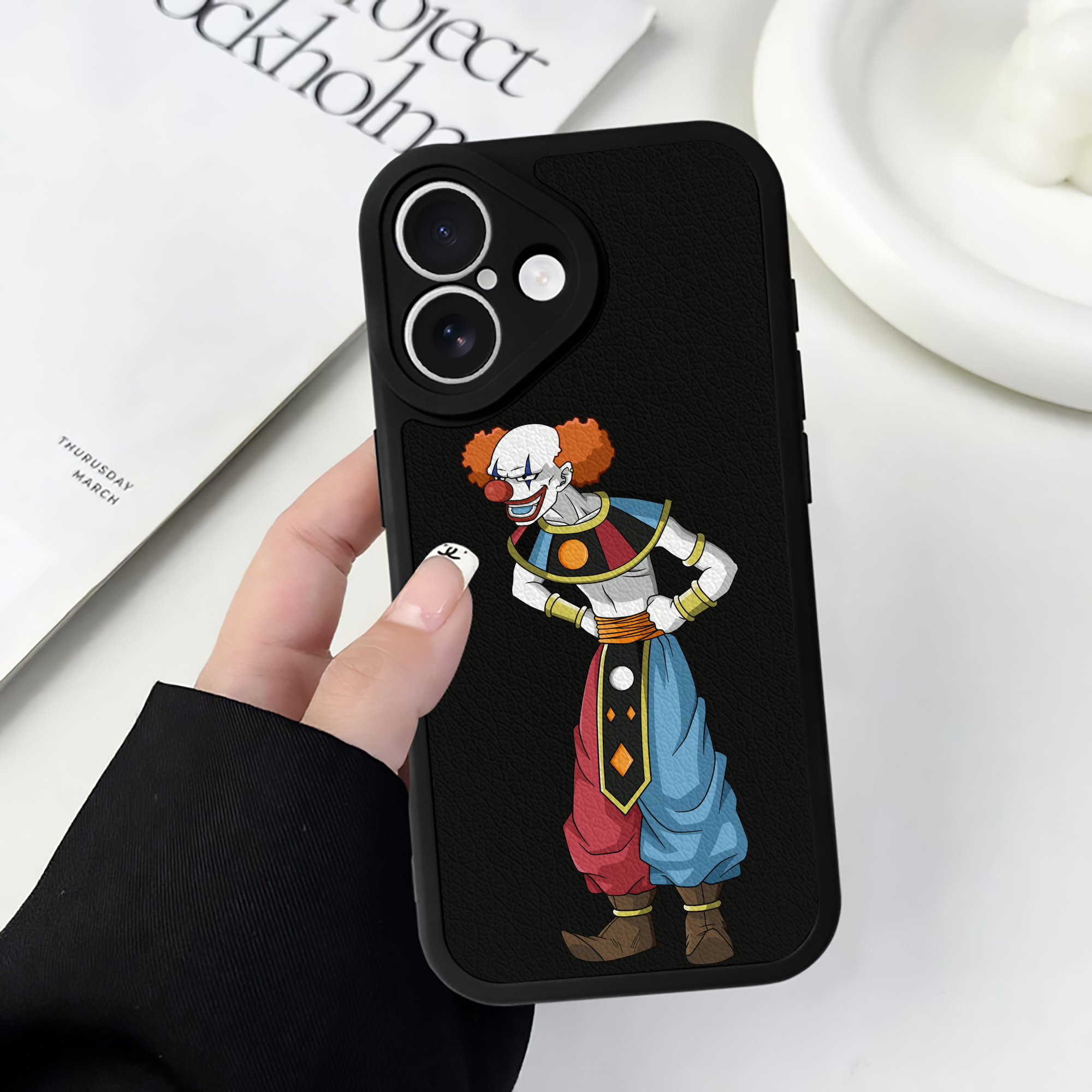 （画像用） ドラゴンボール DRAGON BALL 【iPhone 16シリーズ対応】シリコンスマホケース（レザー調） 材質：シリコン
